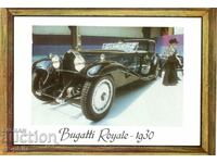 Old postcard - Cars - Bugatti Royale 1930