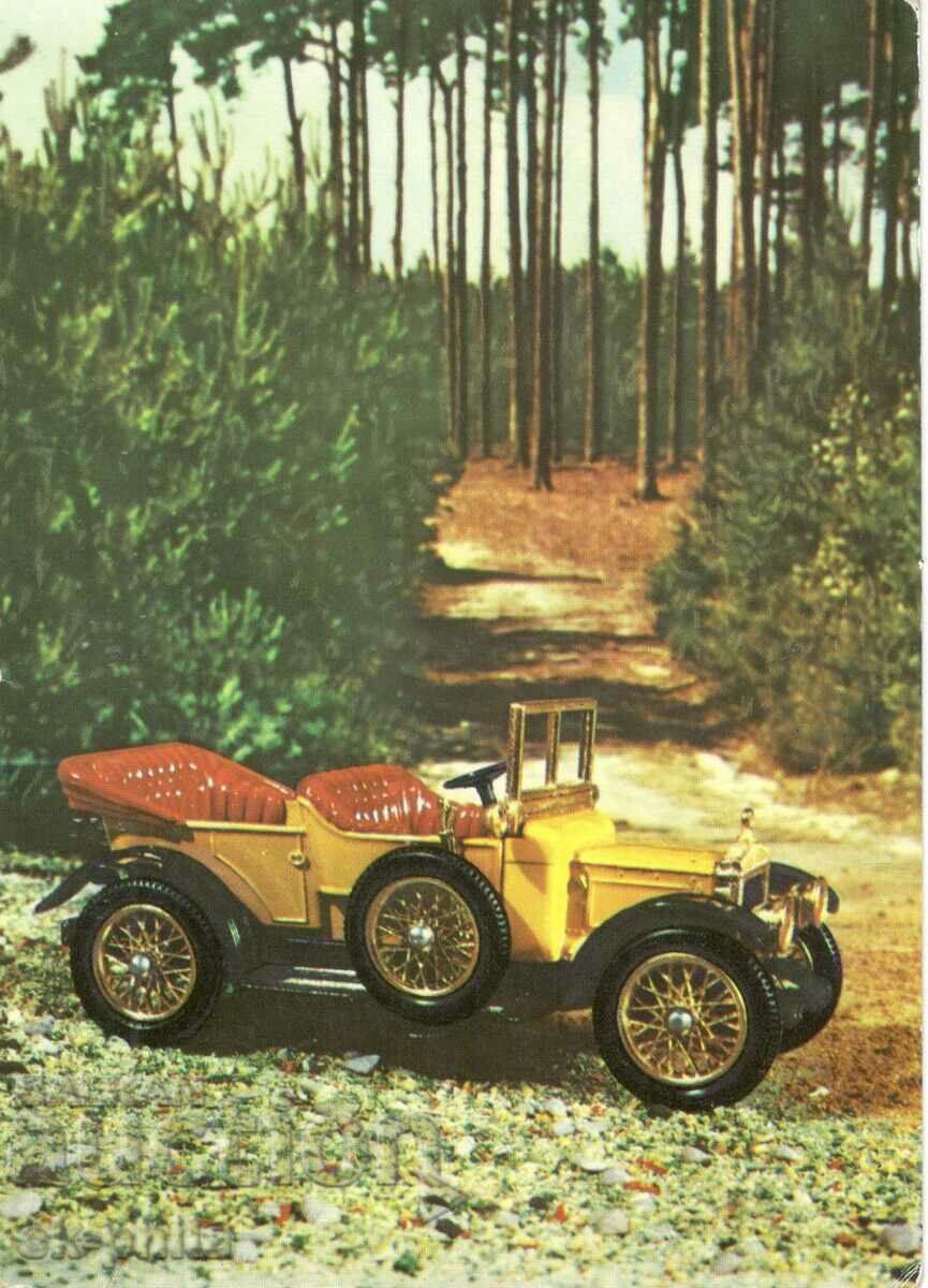 Стара картичка - Леки коли - Даимлер 1911 г.
