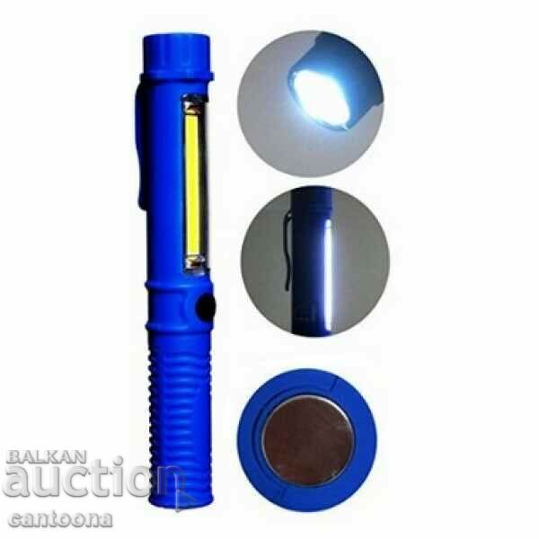 Lanterna creion de buzunar LED COB de 5 W cu magnet