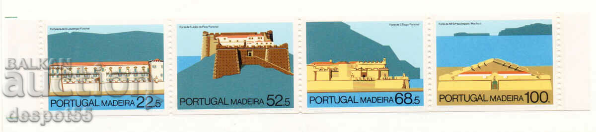 1986. Madeira. Cetățile din Madeira. Carnet.