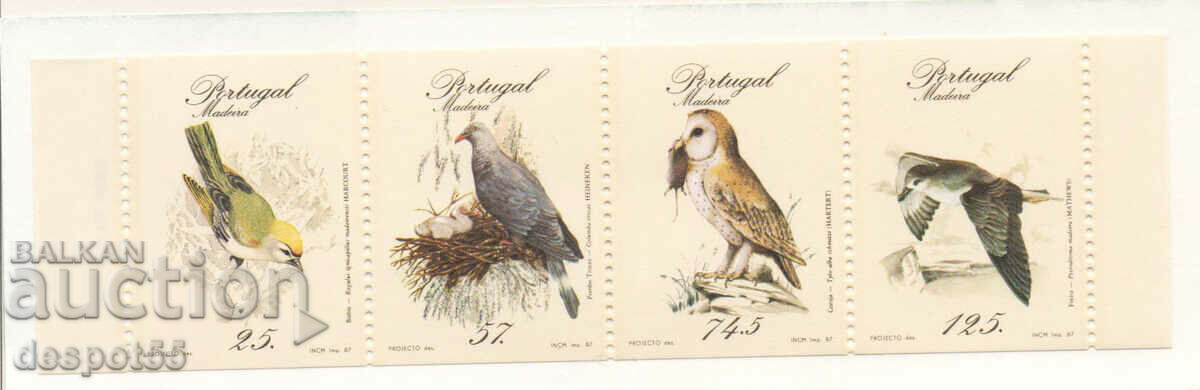 1987. Madeira. Păsări rare. Carnet.