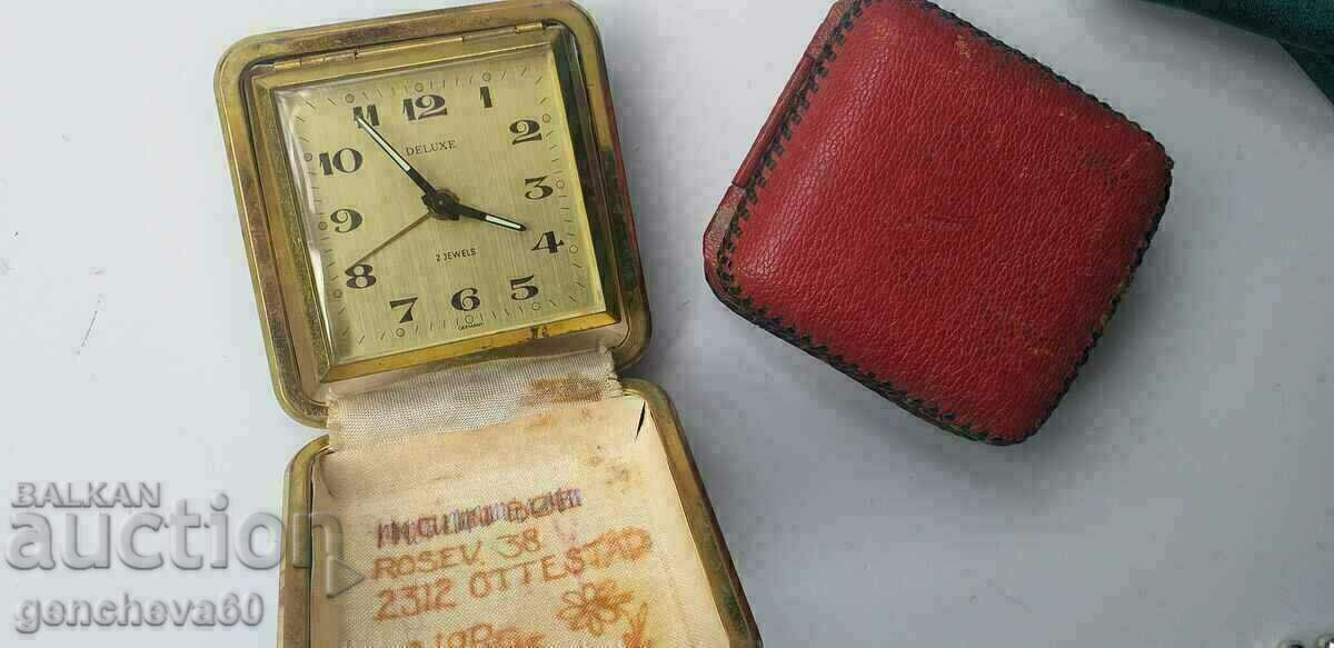 Vintage DELUXE 2Jewels Travel Desk Clock with price 30.00 BGN | € 15.34