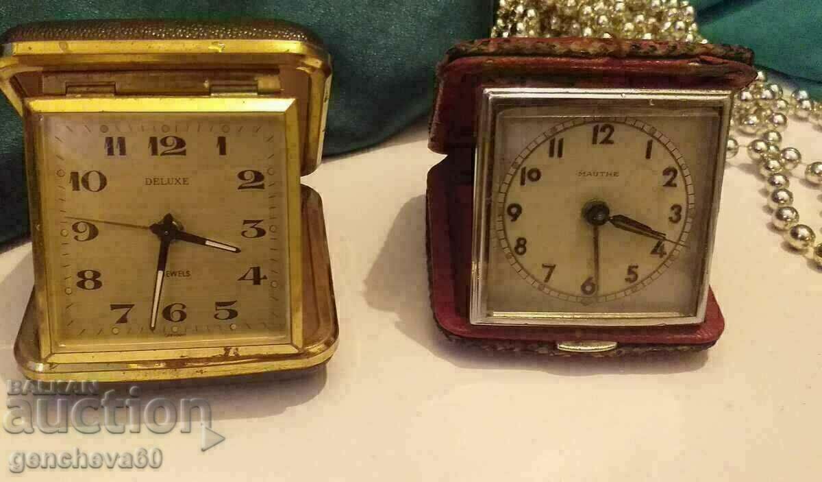 Vintage DELUXE 2Jewels Travel Desk Clock - 7