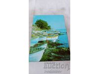 Postcard Pomorie Fisherman's Wharf 1986