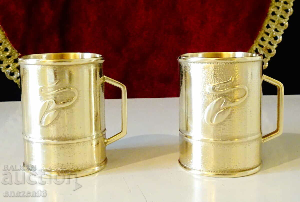 Tchibo bronze cups, collectible Tchibo bronze cups, collectible