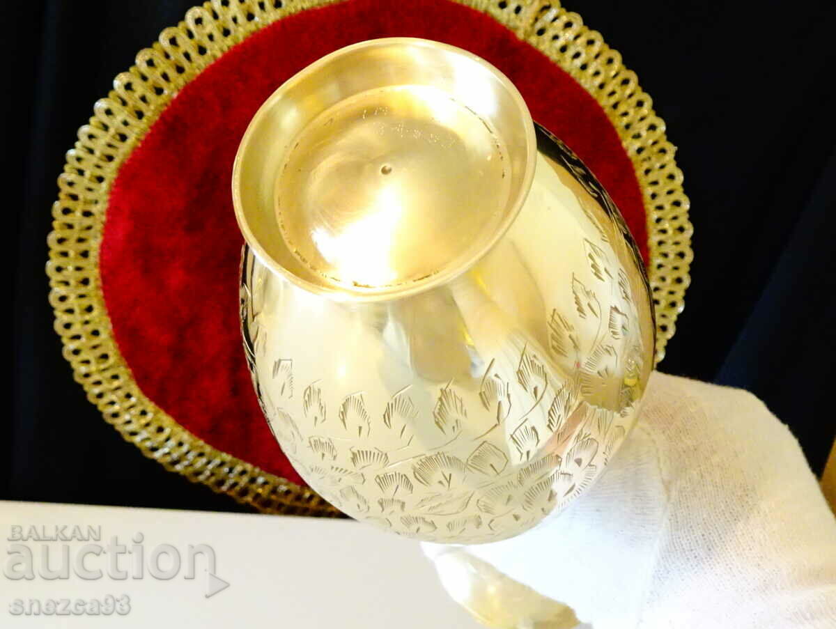 Bronze vase British India 28 cm., marked. - 5 Bronze vase British India 28 cm., marked. - 5