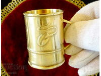 Tchibo bronze cup, collectible.