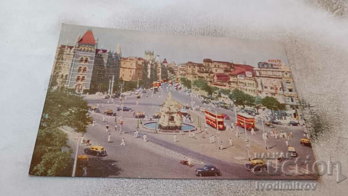 Пощенска картичка Bombay Flora Fountain