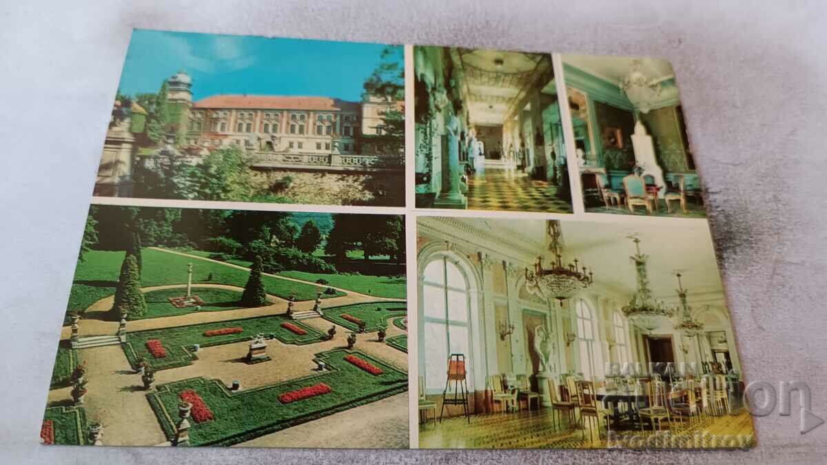 Καρτ ποστάλ Lancut Muzeum Zamek z XVII wicku 1972