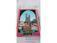 Notebook with cards of the city of Krakow