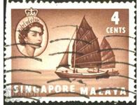 Hallmarked Queen Elizabeth II Boats 1955 from Singapore