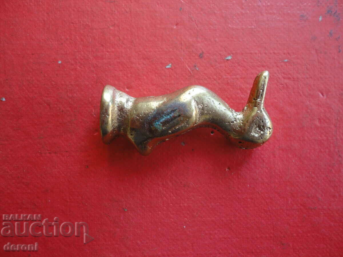 Δημοπρασία Αντίκα χάλκινο ειδώλιο πάπιας 1