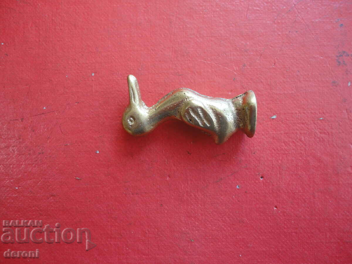 Αντίκα χάλκινο ειδώλιο πάπιας 1 - 5