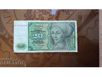 Δυτική Γερμανία Δ.Γ. 20 μάρκα του 1980