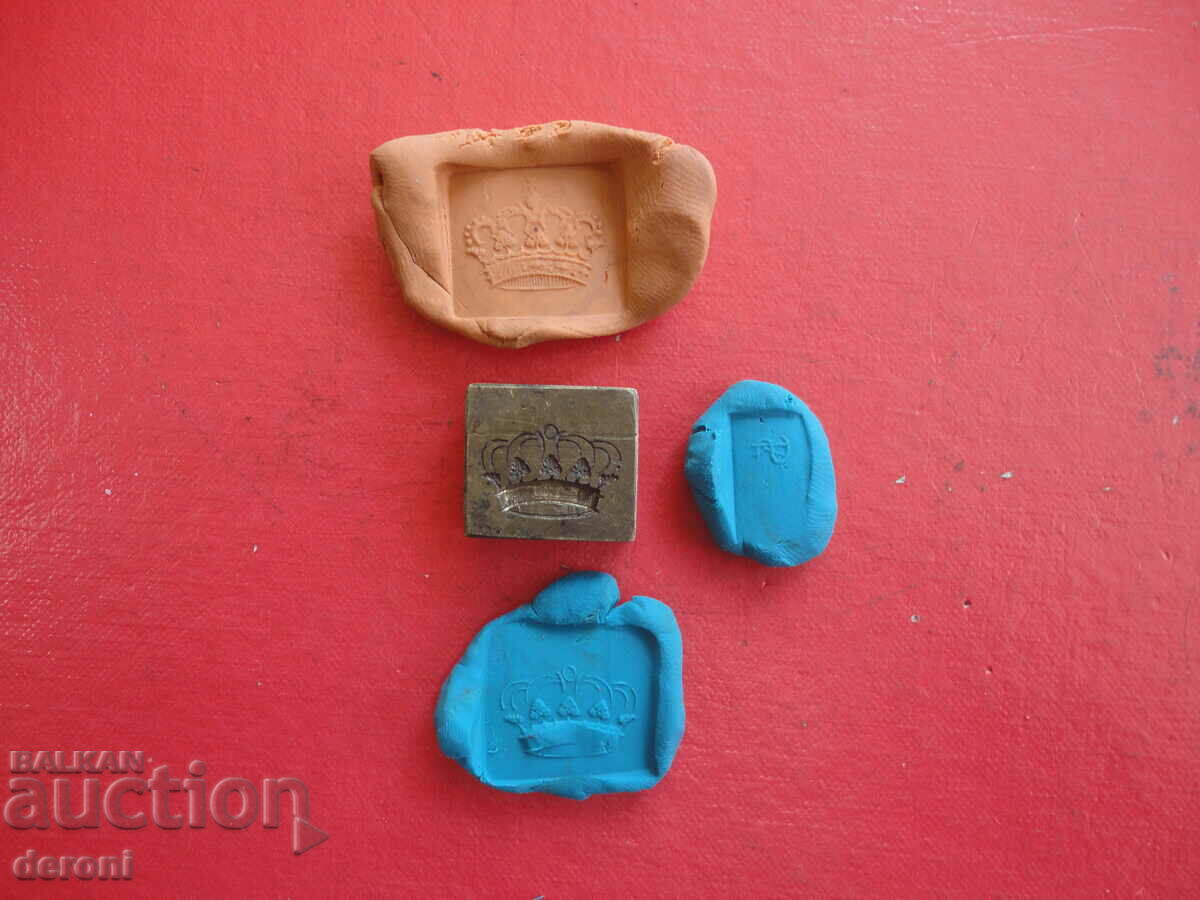 Μοναδική τριπρόσωπη βασιλική χάλκινη σφραγίδα 7 - 7 Μοναδική τριπρόσωπη βασιλική χάλκινη σφραγίδα 7 - 7