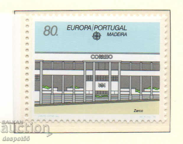 1990. Μαδέρα. Ευρώπη - Ταχυδρομεία + Μπλοκ.