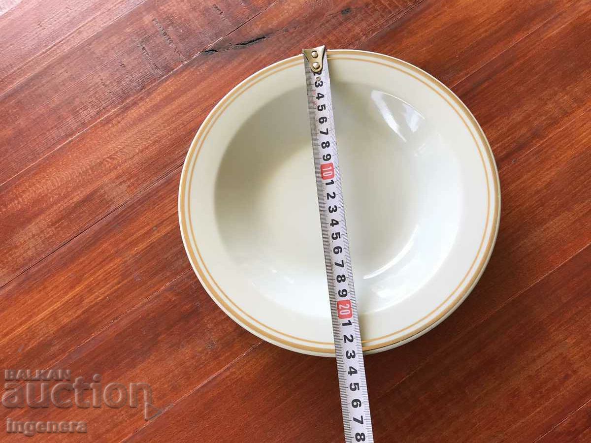 PORCELAIN PLATE BOWL BULGARIA with price 8.00 BGN | € 4.09 PORCELAIN PLATE BOWL BULGARIA with price 8.00 BGN | € 4.09