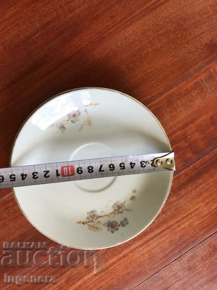 PORCELAIN PLATE BULGARIA with price 5.00 BGN | € 2.56 PORCELAIN PLATE BULGARIA with price 5.00 BGN | € 2.56