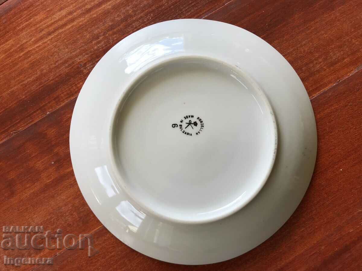 Auction PORCELAIN PLATE BULGARIA Auction PORCELAIN PLATE BULGARIA