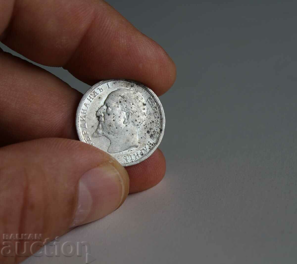 1 BGN 1913 SILVER COIN MATRIX GLOSS COMPASS COLLECTION - 6 1 BGN 1913 SILVER COIN MATRIX GLOSS COMPASS COLLECTION - 6