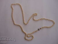 Antique pearl and silver 835 necklace