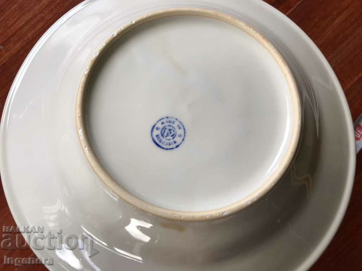 Auction PORCELAIN PLATE BULGARIA Auction PORCELAIN PLATE BULGARIA