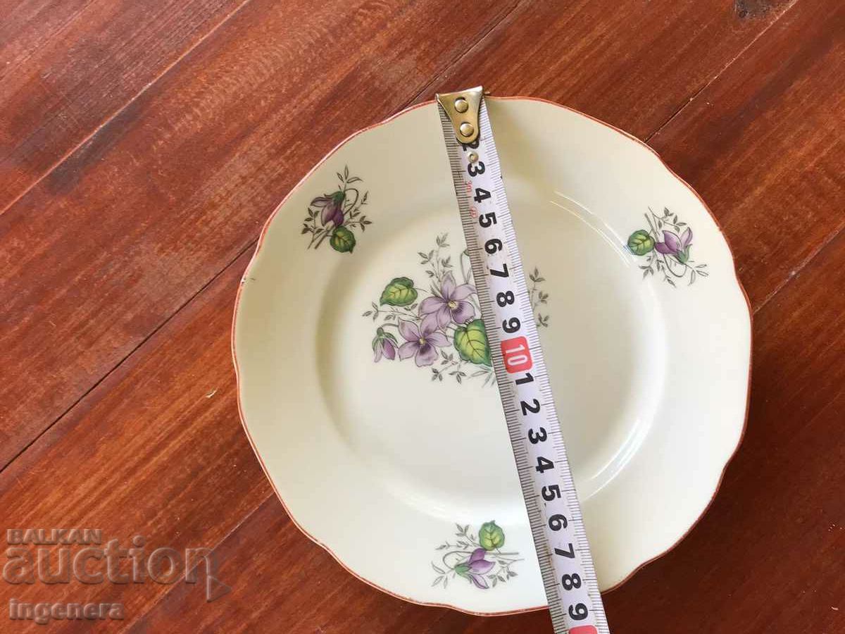 PORCELAIN PLATE BULGARIA with price 7.00 BGN | € 3.58 PORCELAIN PLATE BULGARIA with price 7.00 BGN | € 3.58