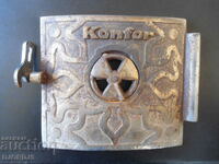 Door from an old solid fuel stove "Konfor"