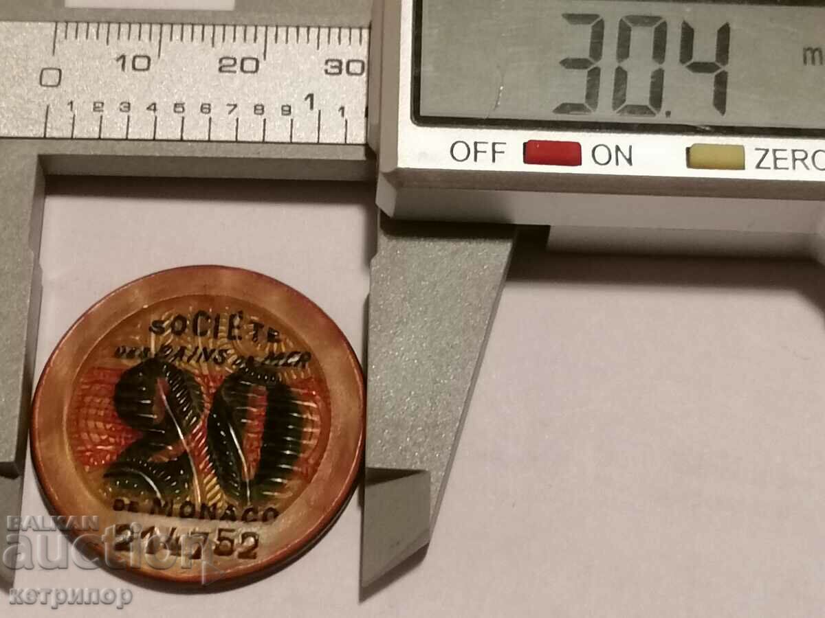 Παράδοση Μονακό διακριτικό $20; Πλαστικό παλιό Παράδοση Μονακό διακριτικό $20; Πλαστικό παλιό