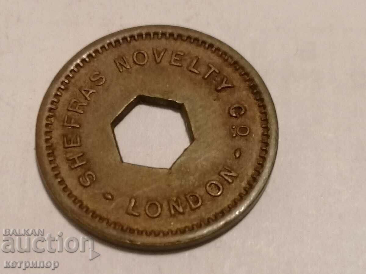 Token English old with price 9.00 BGN | € 4.60 Token English old with price 9.00 BGN | € 4.60