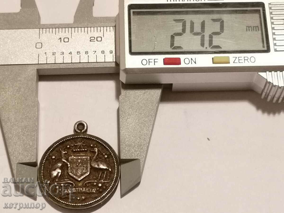 Auction Pendant Australia Old may be silver Auction Pendant Australia Old may be silver