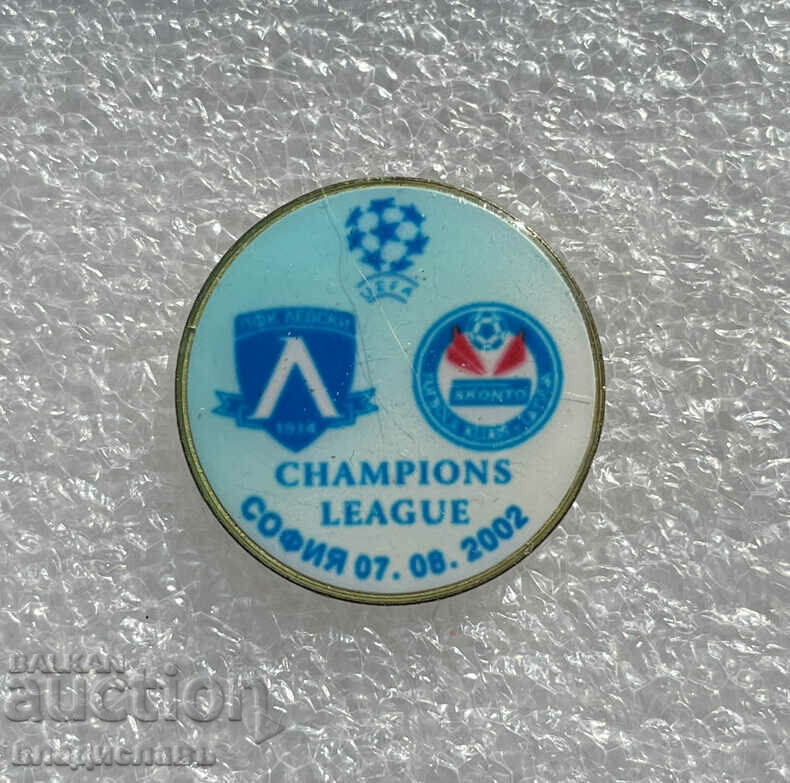 Левски - Сконто Рига Шампионска Лига 2002