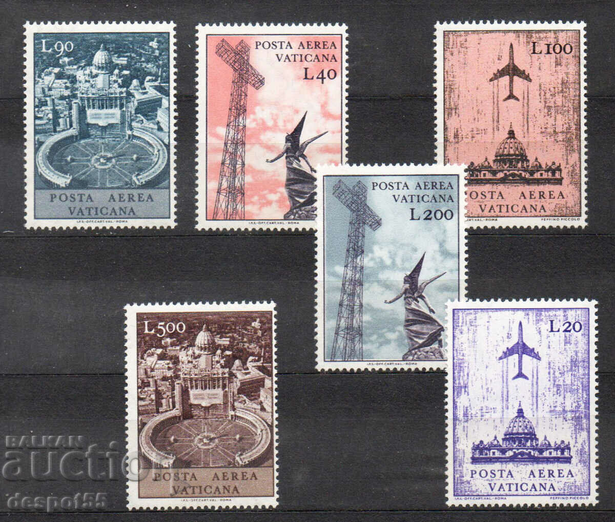 1967. Vatican. Air mail.