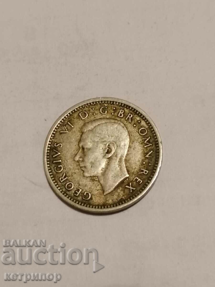 3 pence 1939 Great Britain silver with price 10.00 BGN | € 5.11