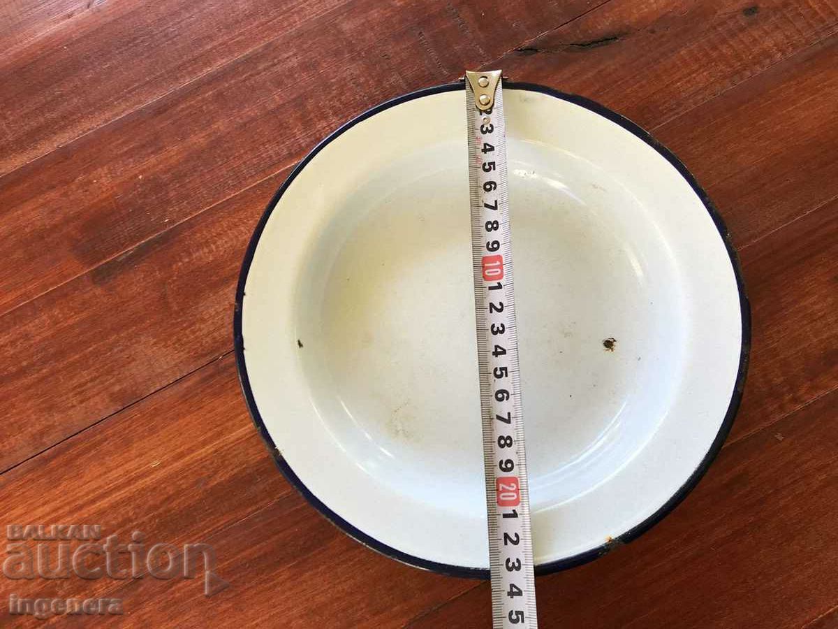 ENAMELED METAL PLATE MARKED-1974 with price 6.00 BGN | € 3.07 ENAMELED METAL PLATE MARKED-1974 with price 6.00 BGN | € 3.07