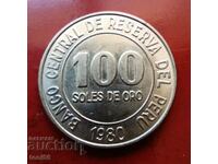Peru 100 soles 1980 UNC