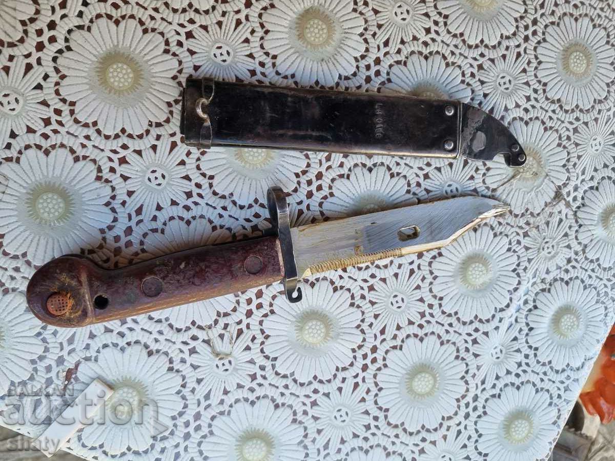 Delivery of Old bayonet AK. military knife