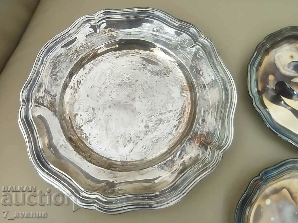 Delivery of Jam or nut dishes silver plated DjKv Delivery of Jam or nut dishes silver plated DjKv