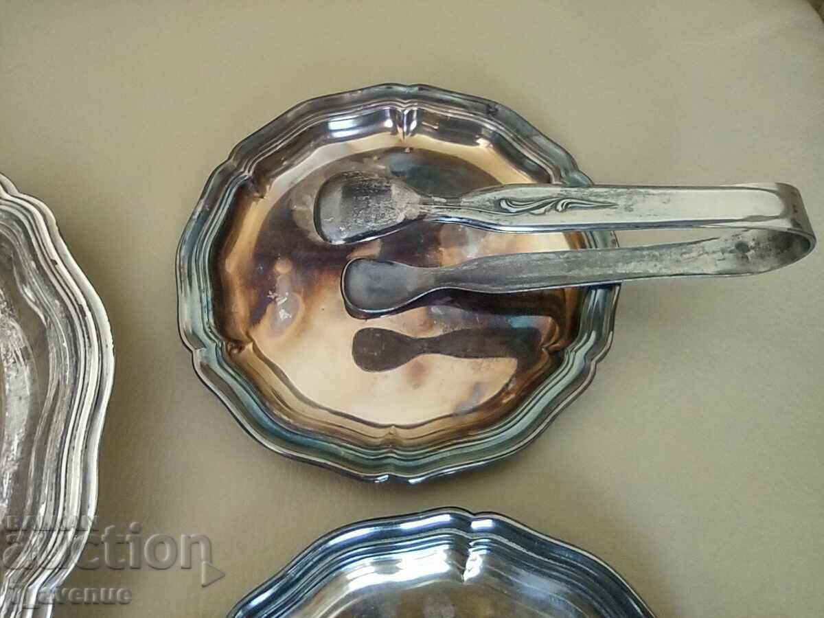 Jam or nut dishes silver plated DjKv - 6 Jam or nut dishes silver plated DjKv - 6