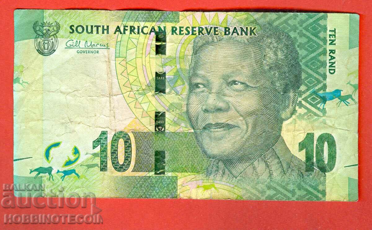 SOUTH AFRICA SOUTH AFRICA 10 Rand WITHOUT POINTS issue 2015 MAGUS