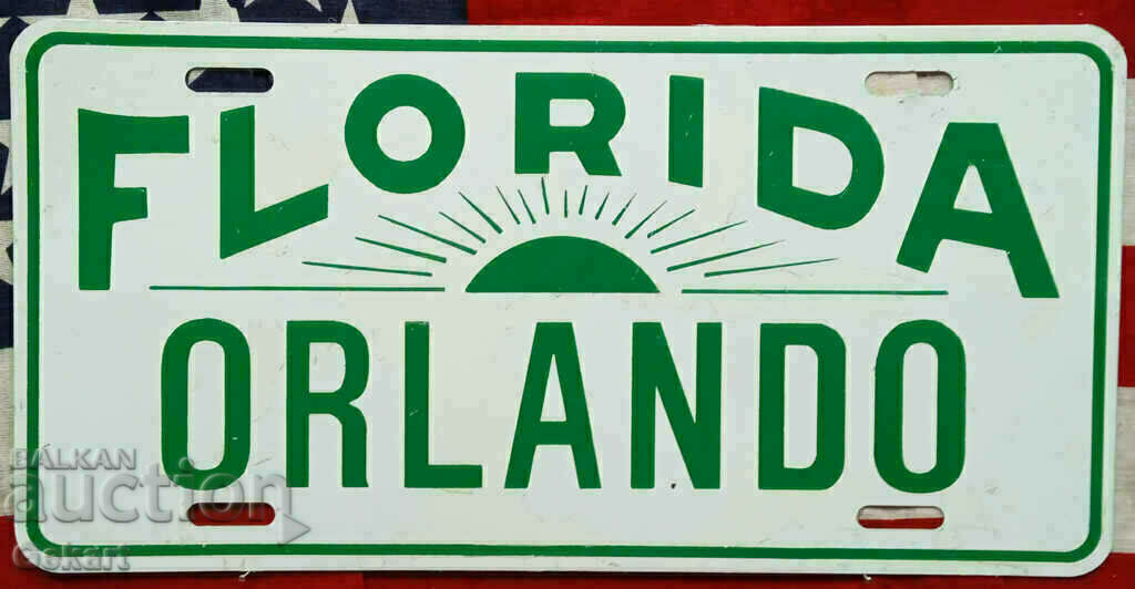Μεταλλική επιγραφή FLORIDA - ORLANDO