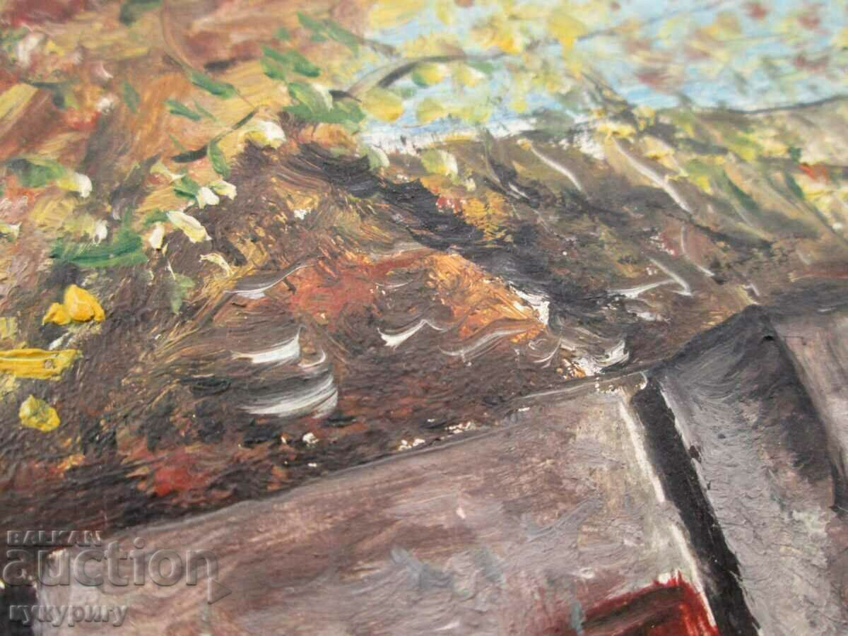 Auction Old picture drawing rural yard landscape unsigned Auction Old picture drawing rural yard landscape unsigned