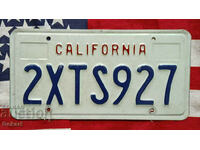 Placă de înmatriculare americană CALIFORNIA