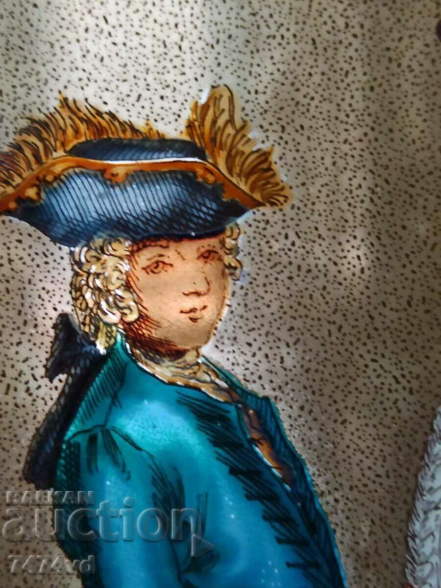 Delivery of RARE OLD STAINED GLASS, NAPOLEON, DR Delivery of RARE OLD STAINED GLASS, NAPOLEON, DR