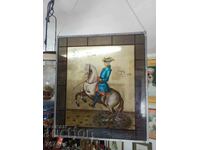 RARE OLD STAINED GLASS, NAPOLEON, DR