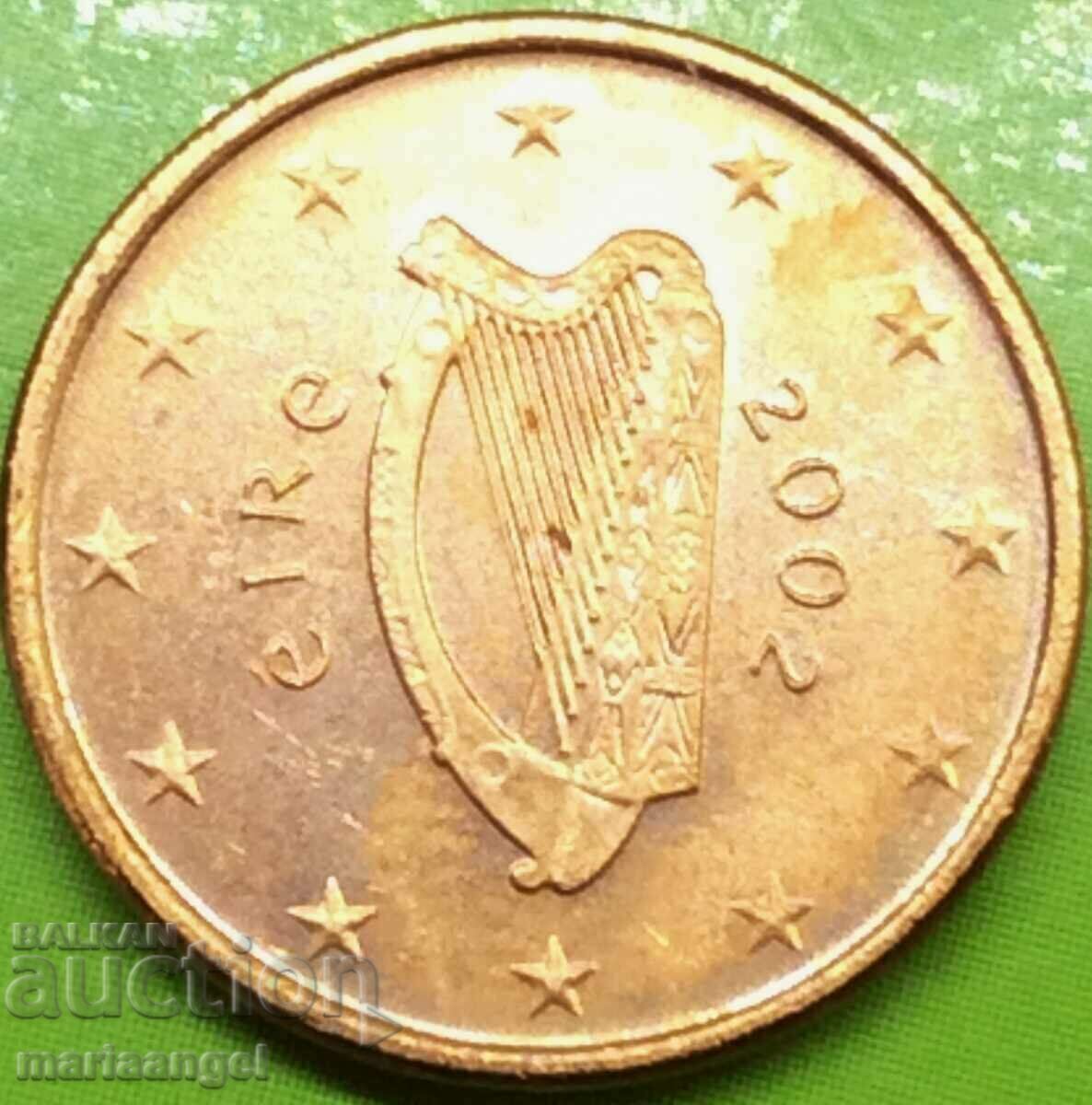 Irlanda 1 cent de euro 2002 - rar