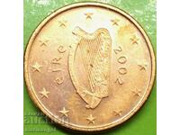 Irlanda 1 cent de euro 2002 - rar