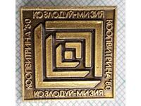 12629 Badge - Koopvitrina Kozloduy-Mizia 1980