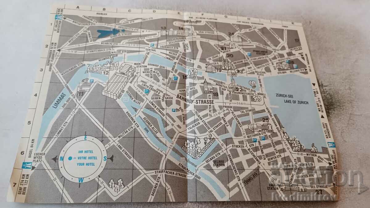 Auction Brochure and map of Switzerland Auction Brochure and map of Switzerland