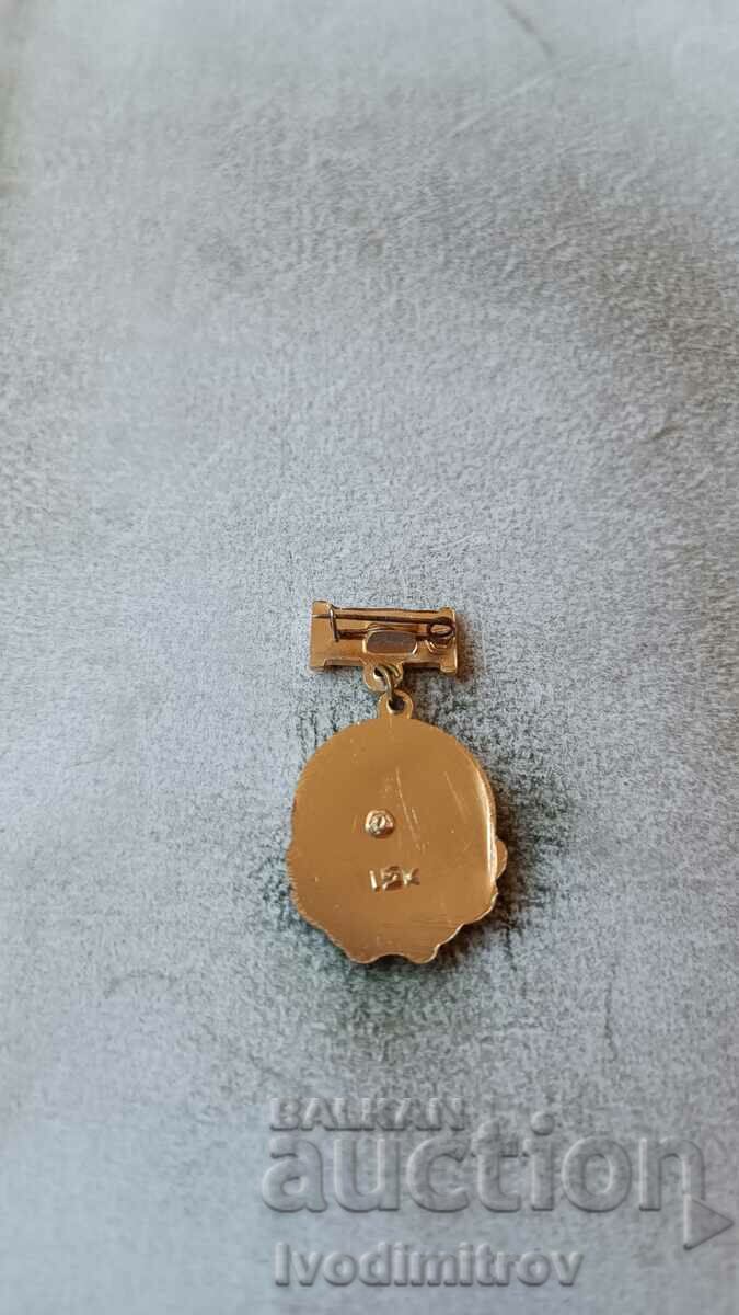 Vladimir Ilyich Lenin badge with price 2.15 BGN | € 1.10 Vladimir Ilyich Lenin badge with price 2.15 BGN | € 1.10